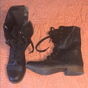 Black Combat Boots